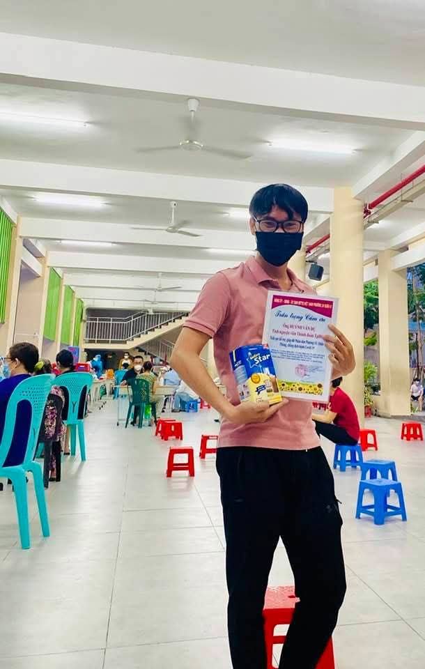 Giấy khen từ phường sau đợt tình nguyện